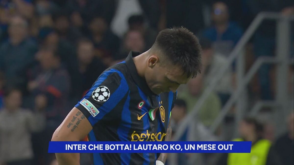Inter che botta! Lautaro ko, un mese out