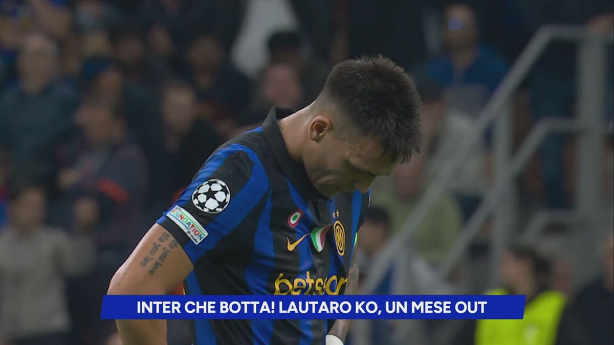 Inter che botta! Lautaro ko, un mese out