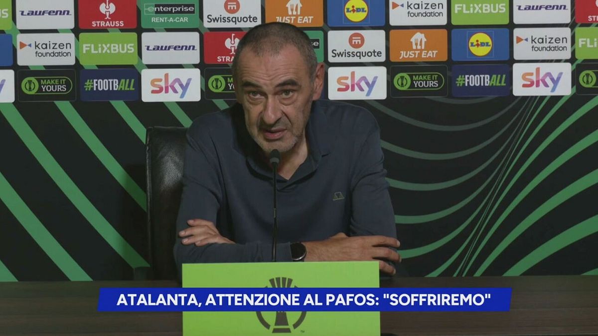 Atalanta, attenzione al Pafos: "Soffriremo"