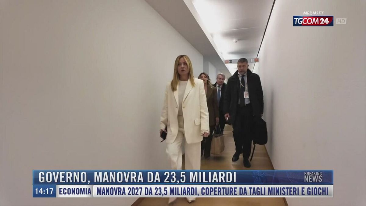 Breaking News delle 14.00 | Governo, manovra da 23,5 miliardi