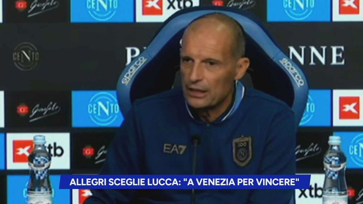 Allegri sceglie Lucca: "A Venezia per vincere"