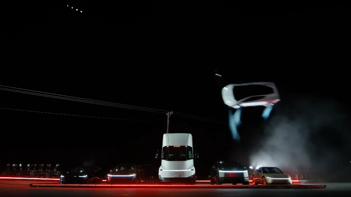 Ecco la nuova Tesla Roadster: da 0 a 100 in meno di un secondo, si solleva in aria e... rotea