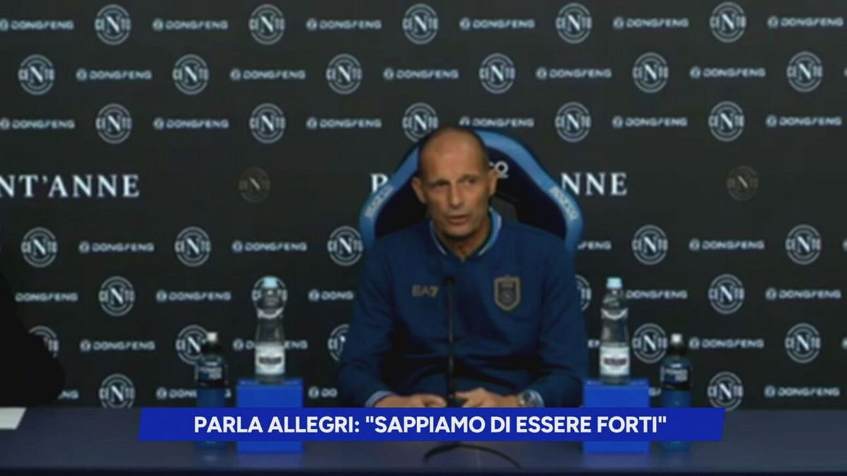 Parla Allegri: "Sappiamo di essere forti"