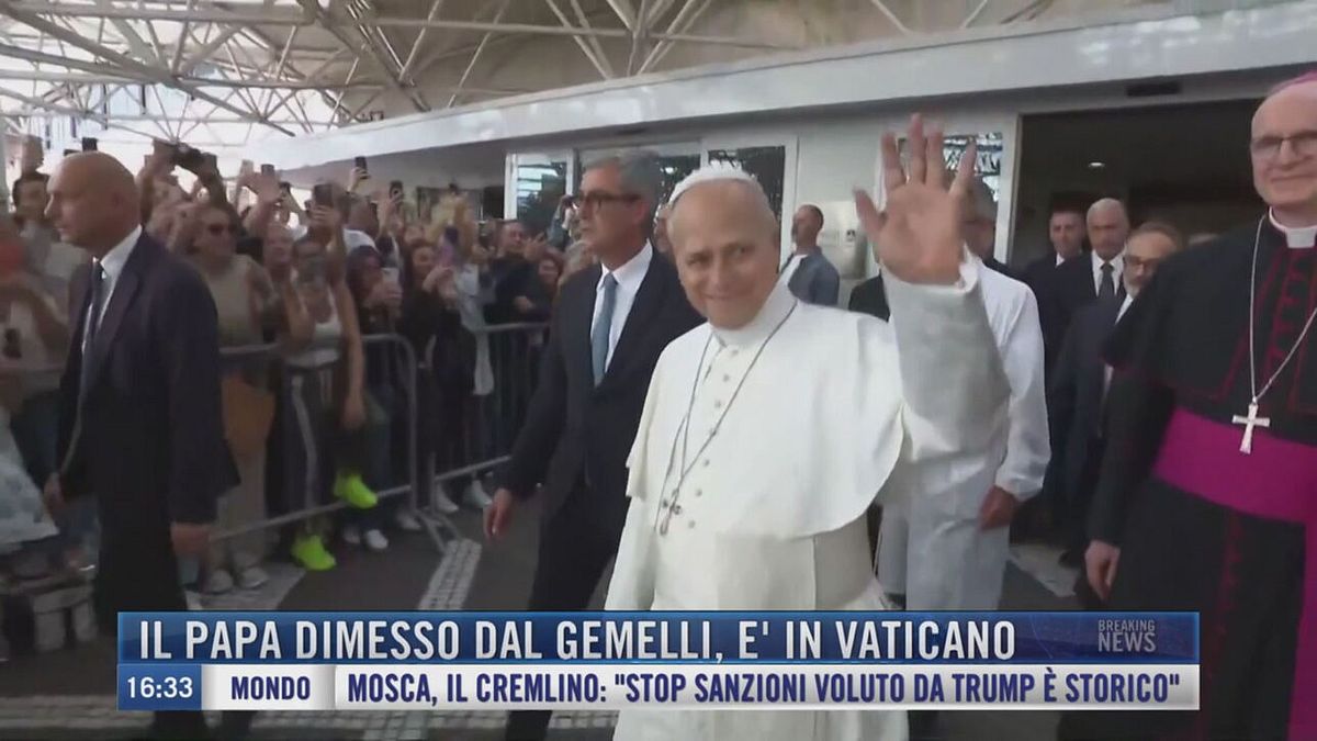 Breaking News delle 16.00 | Il Papa dimesso dal Gemelli, è in Vaticano