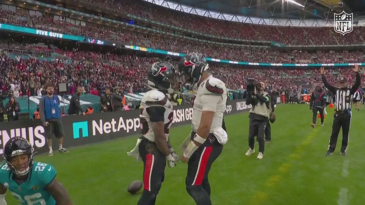 Touchdown di Jawhar Jordan, Texans che aumentano le distanze