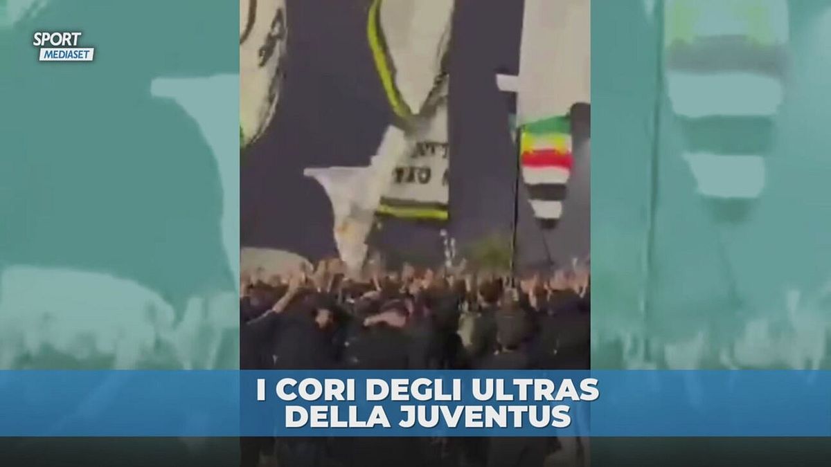 Ultras Juventus in sciopero con la Lazio: protestano fuori dallo stadio