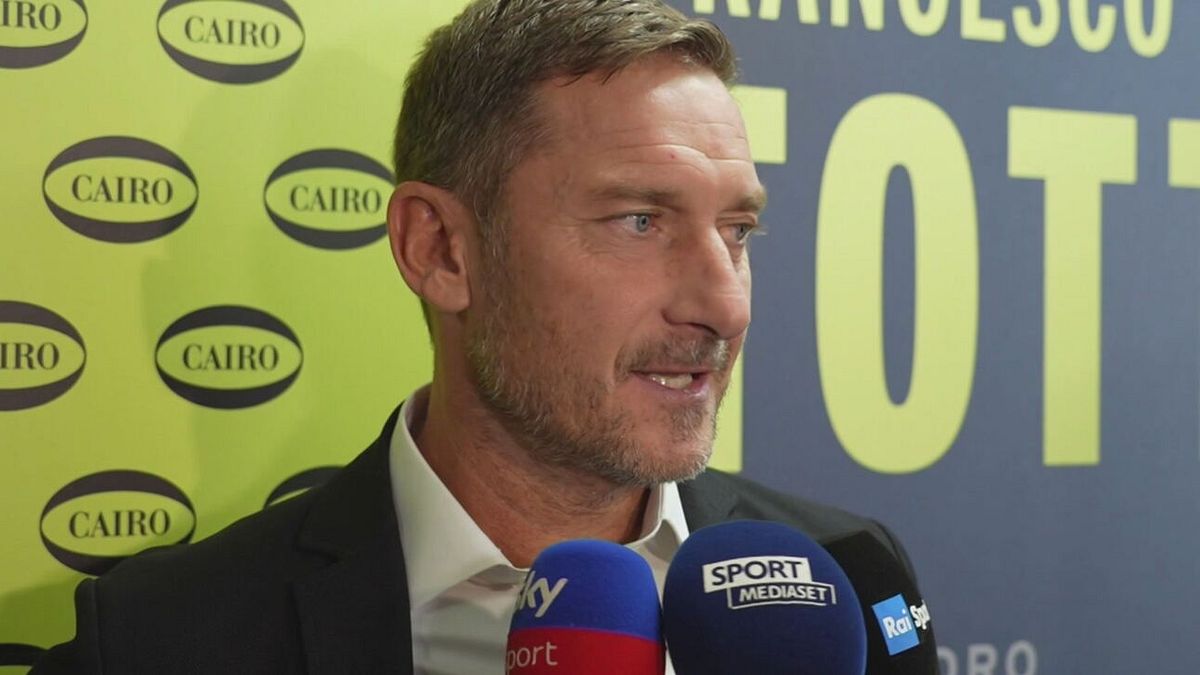Totti: "Mi piace Gasperini, lo vedo molto tosto"