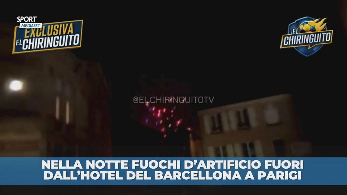 Parigi: fuochi d'artificio per disturbare il Barcellona