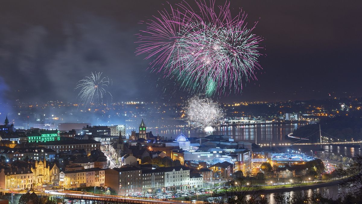 Fireworks, Derry Halloween, Foto:  Derry Londonderry master.j