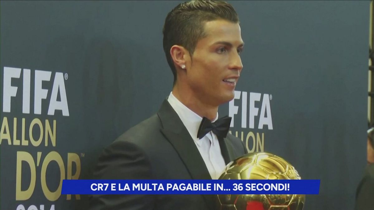 CR7 e la multa pagabile in... 36 secondi!