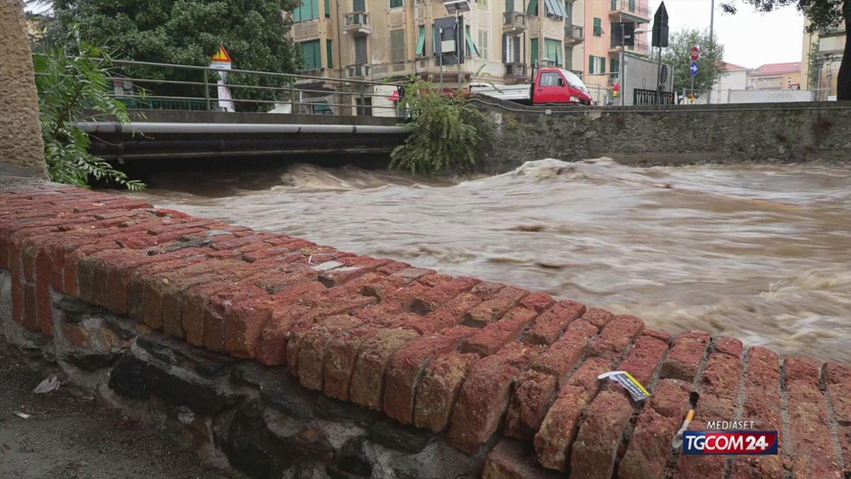 Diluvio Albissola Riobasco in piena SRV