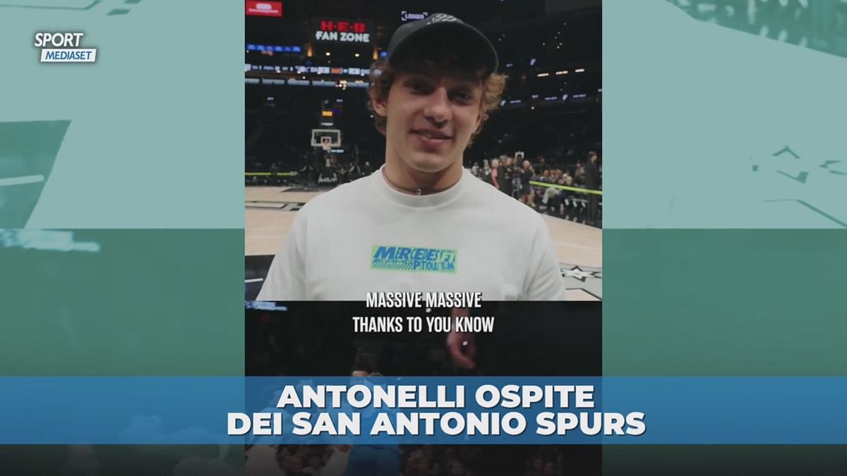 Antonelli, in attesa del Mondiale si gode l'NBA: "È un sogno"