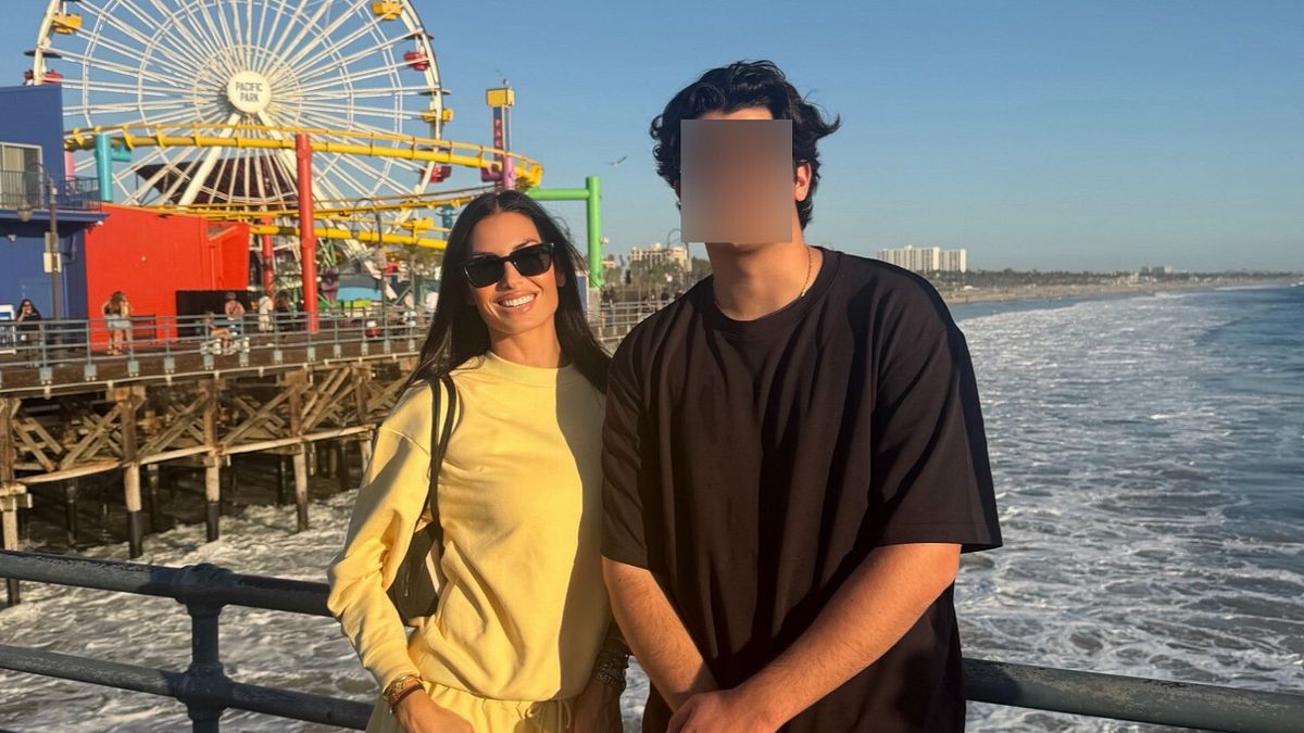 Elisabetta Gregoraci con il figlio Nathan Falco