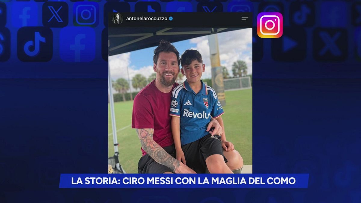 La storia: Ciro Messi con la maglia del Como