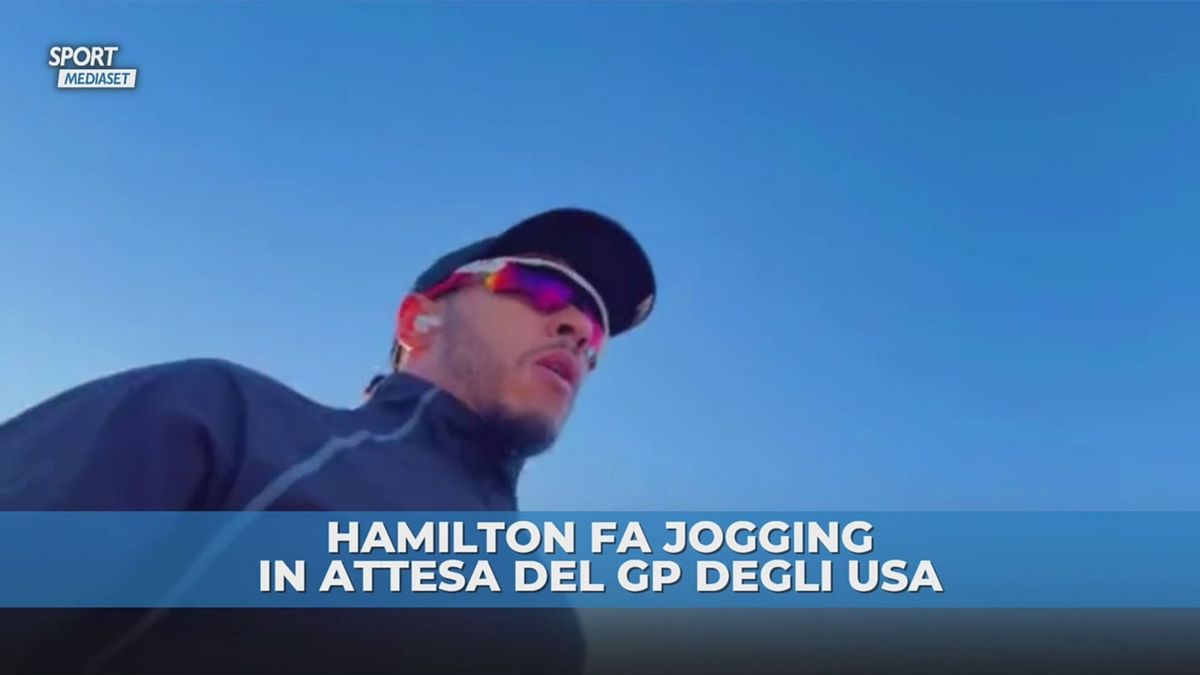 Hamilton va di corsa verso il GP degli USA: il suo allenamento