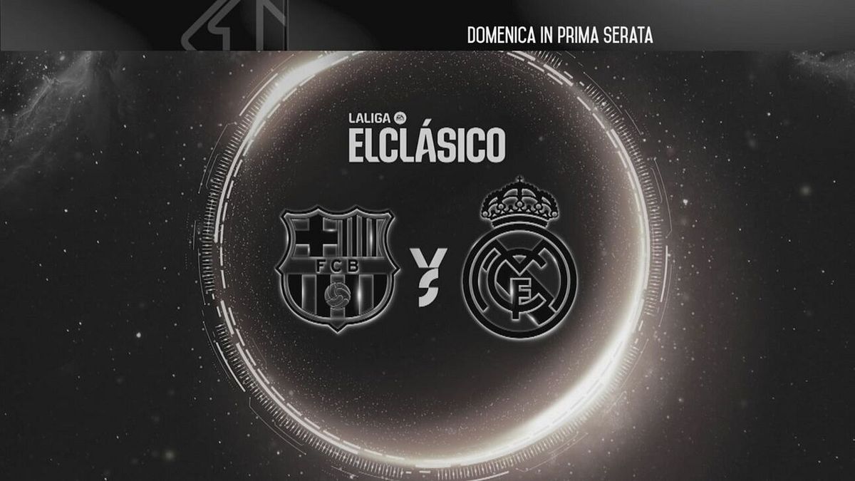 Barcellona-Real Madrid: domenica 25 ottobre alle 21.00 su Italia 1
