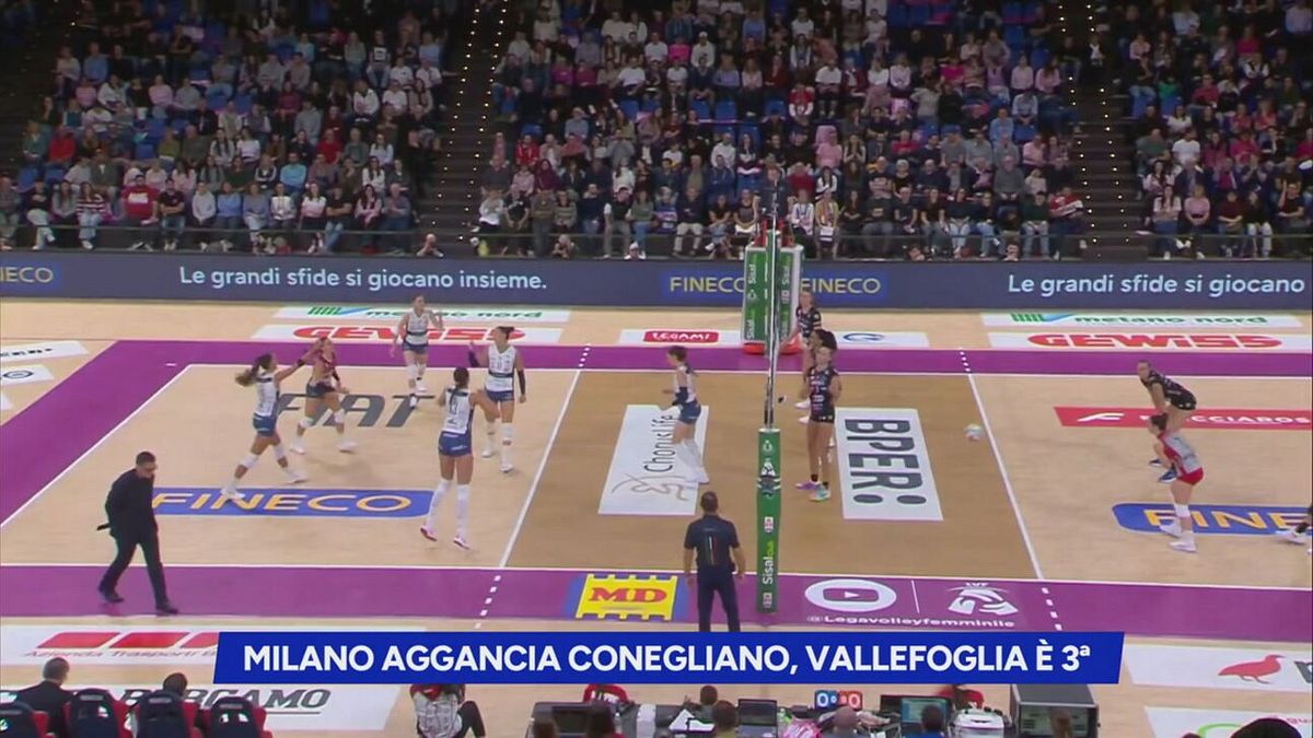 Milano aggancia Conegliano