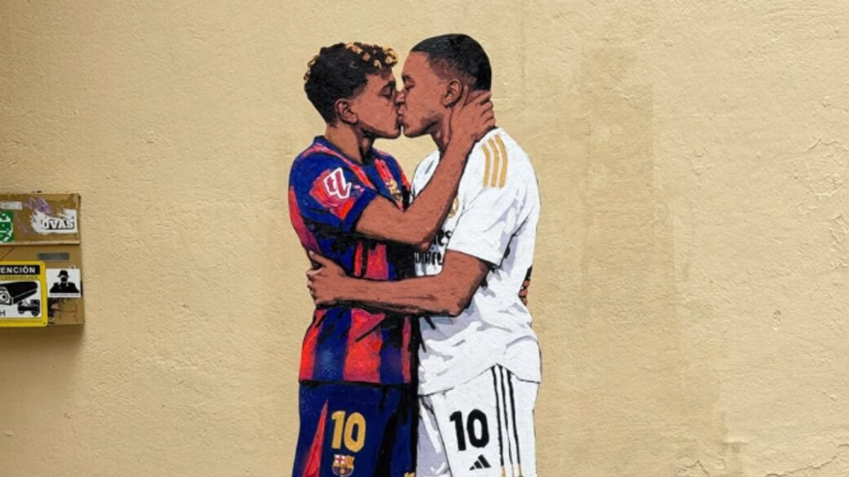 Murale Yamal-Mbappé