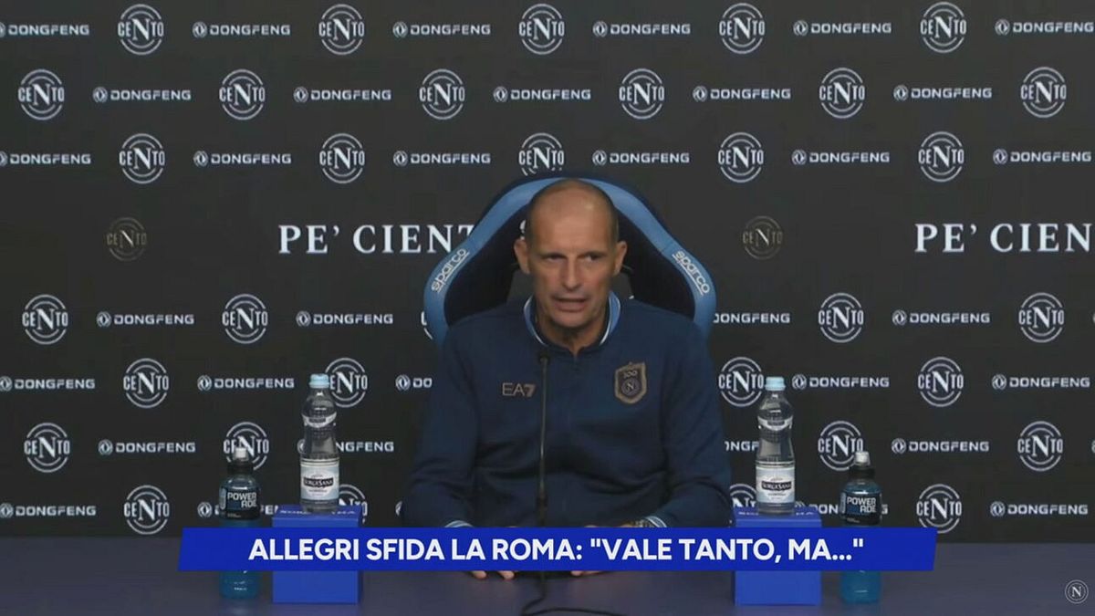 Allegri sfida la Roma: "Vale tanto, ma..."