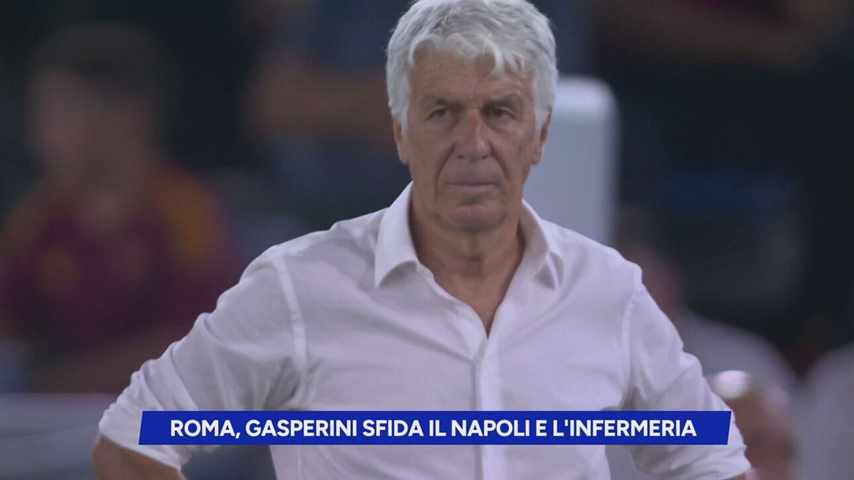 Roma, Gasperini sfida il Napoli e l'infermeria