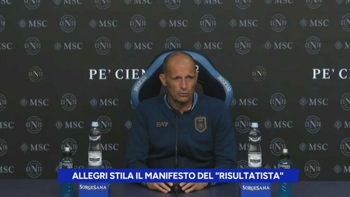 Allegri stila il manifesto del "risultatista"