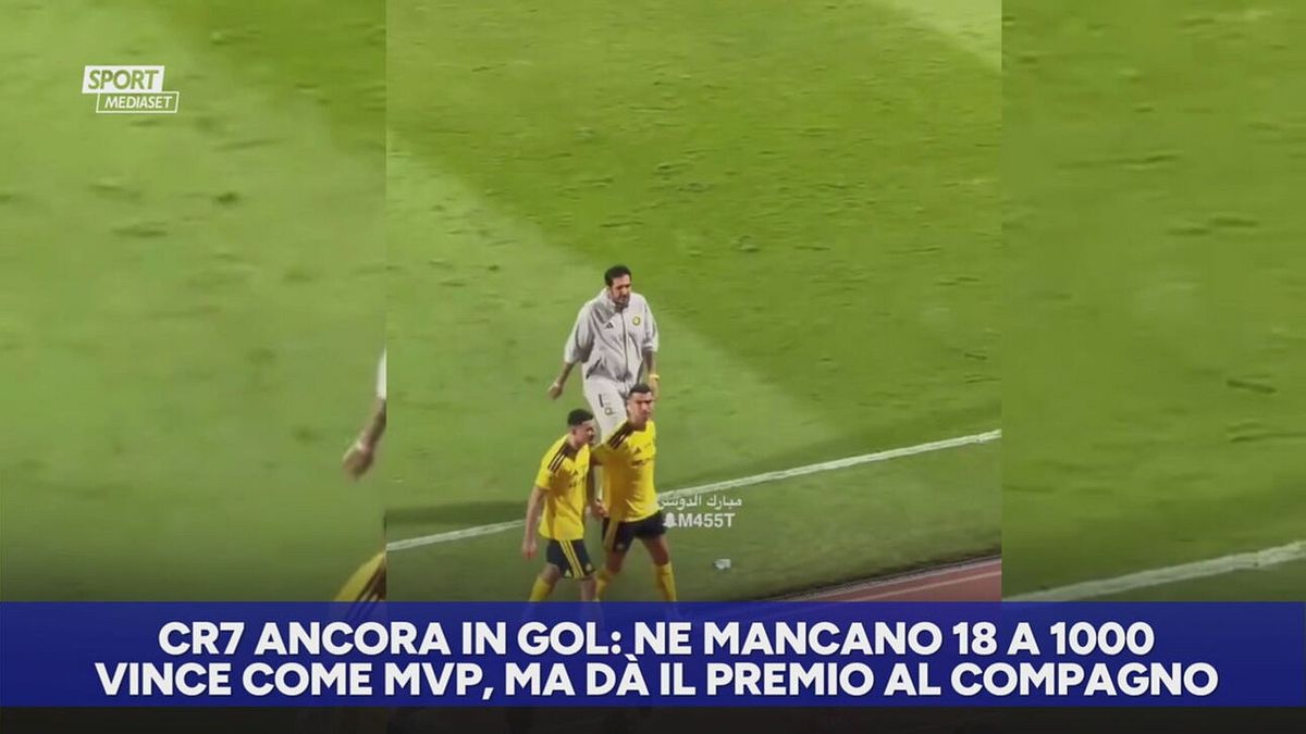 CR7 ancora a segno, vince il premio MVP ma lo cede al compagno