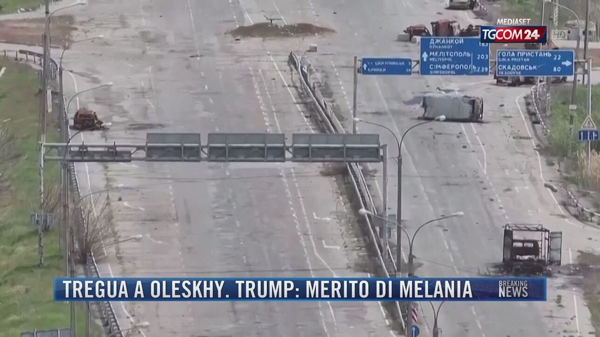 Breaking News delle 21.30 | Tregua a Oleskhy. Trump: merito di Melania