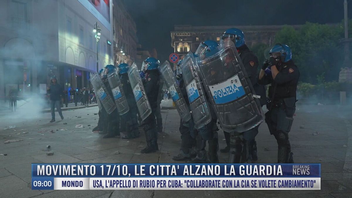Breaking News delle 09:00 | Movimento 17/10, le città alzano la guardia