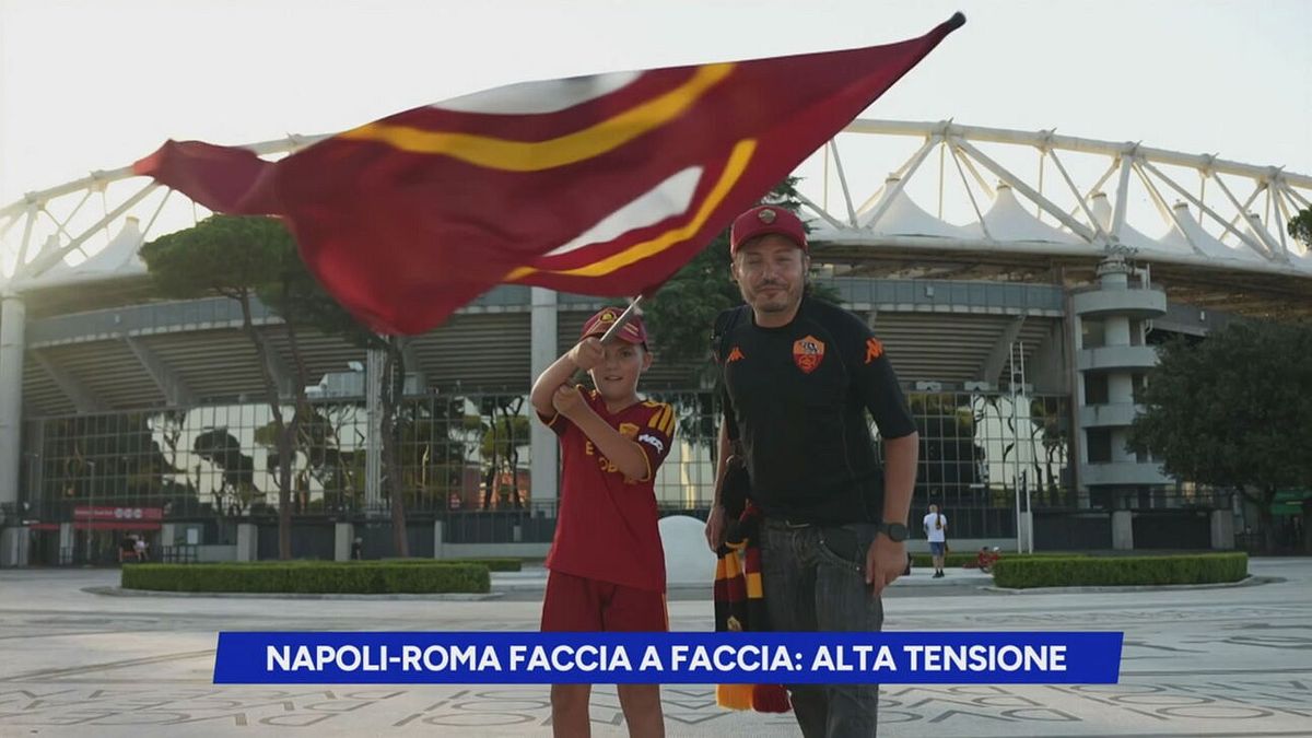 Napoli-Roma faccia a faccia: alta tensione