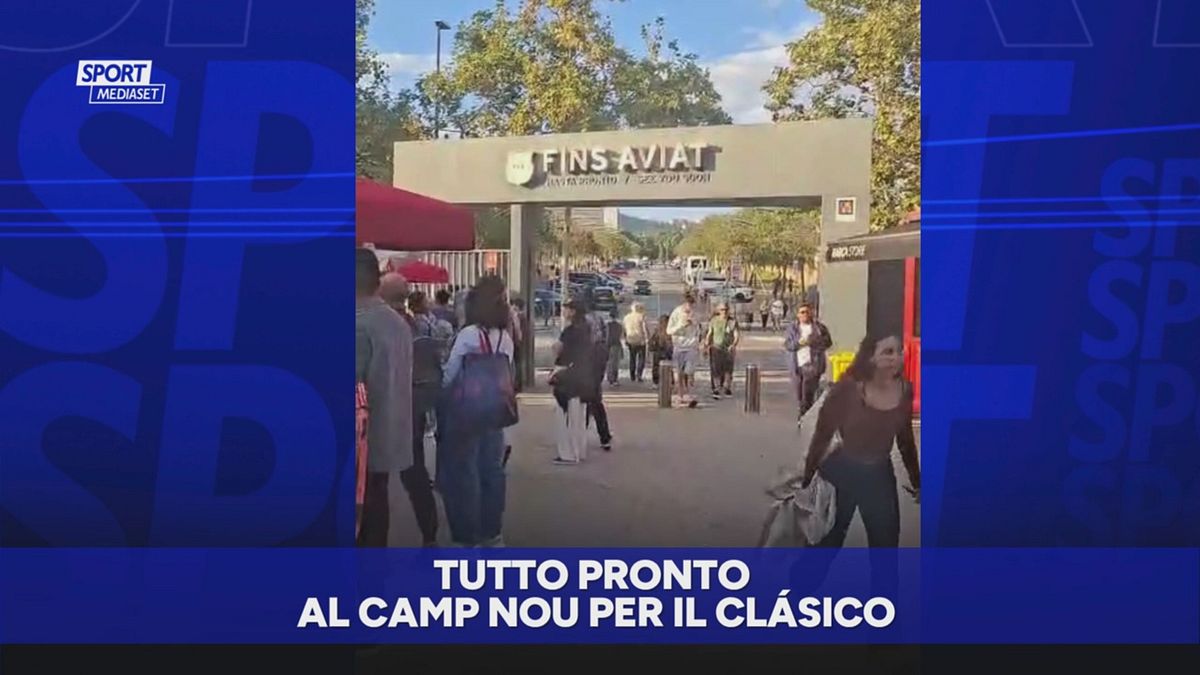 Vigilia di Barcellona-Real Madrid: la grande attesa al Camp Nou