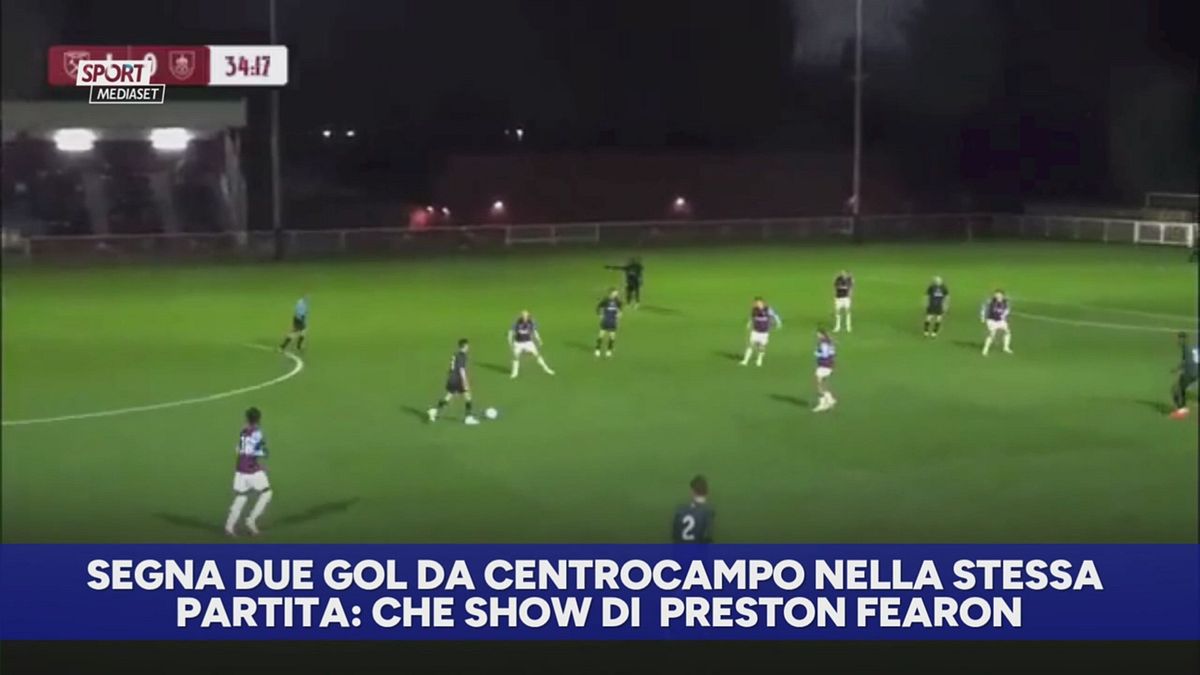 Segna due gol da centrocampo nella stessa partita: fenomeno Preston Fearon