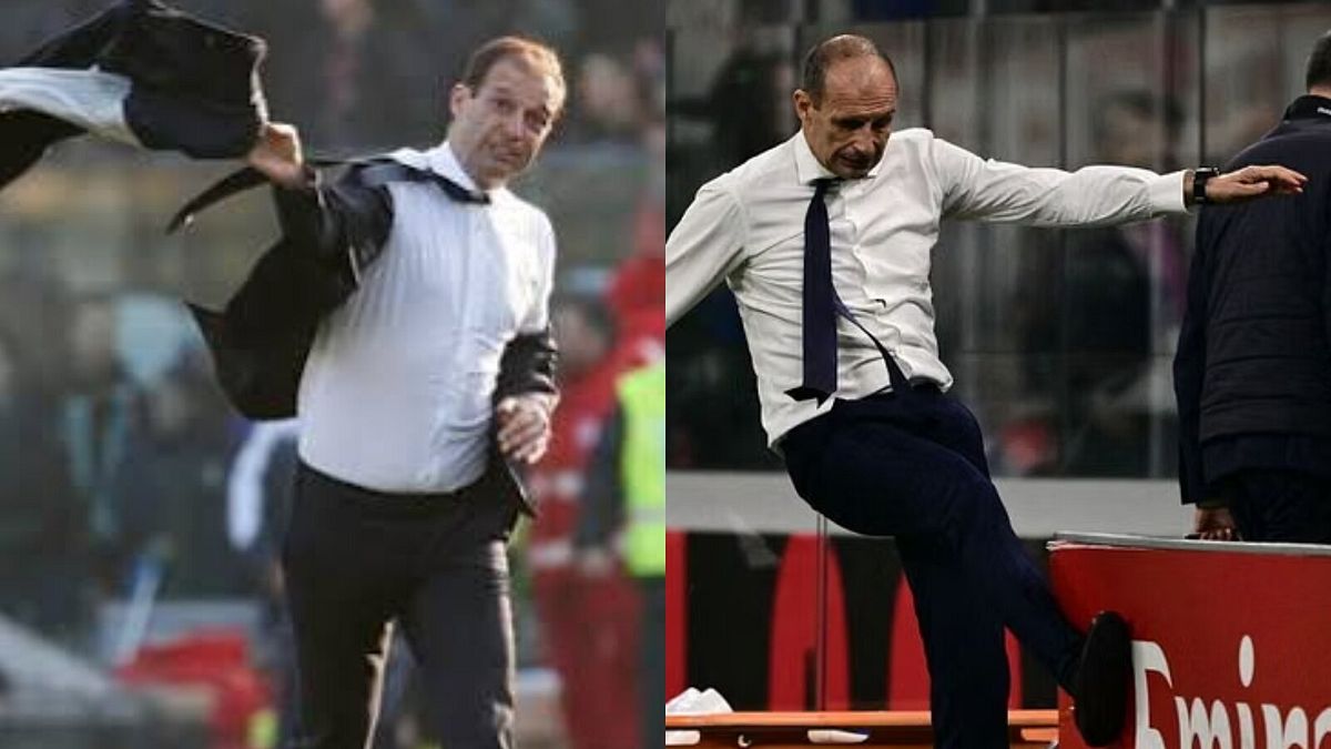 Dalla sfida col Carpi di più di 10 anni fa a Napoli-Roma di ieri: le più celebri sfuriate di Max Allegri