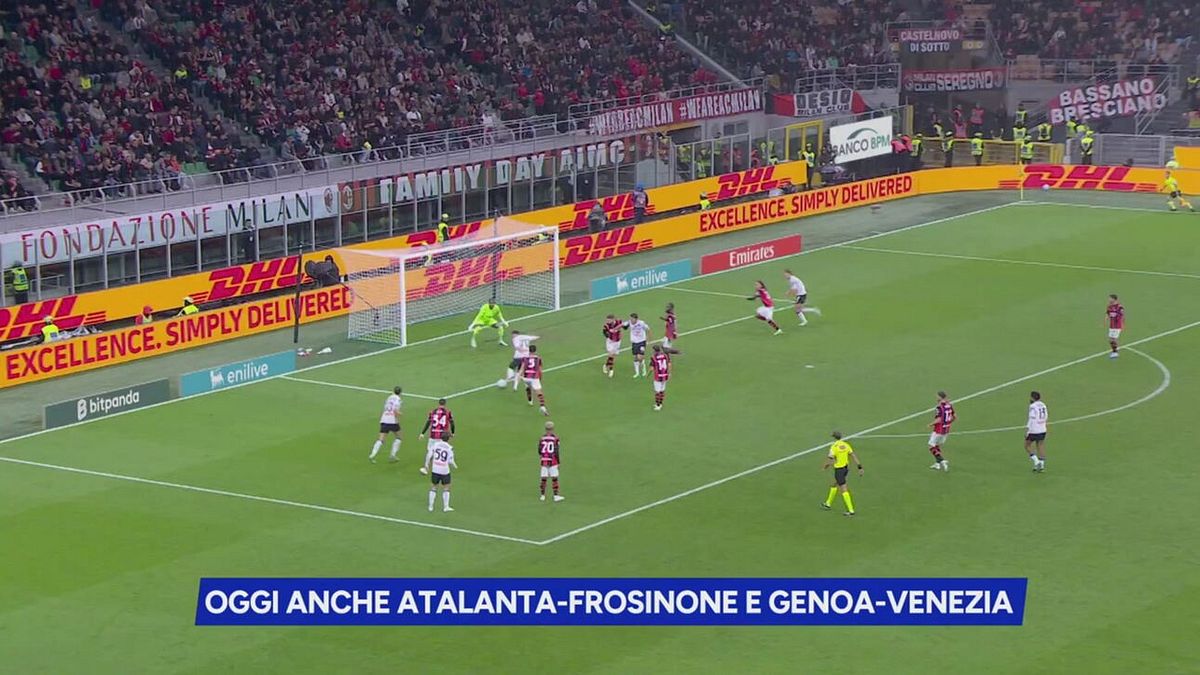 Oggi anche Atalanta-Frosinone e Genoa-Venezia