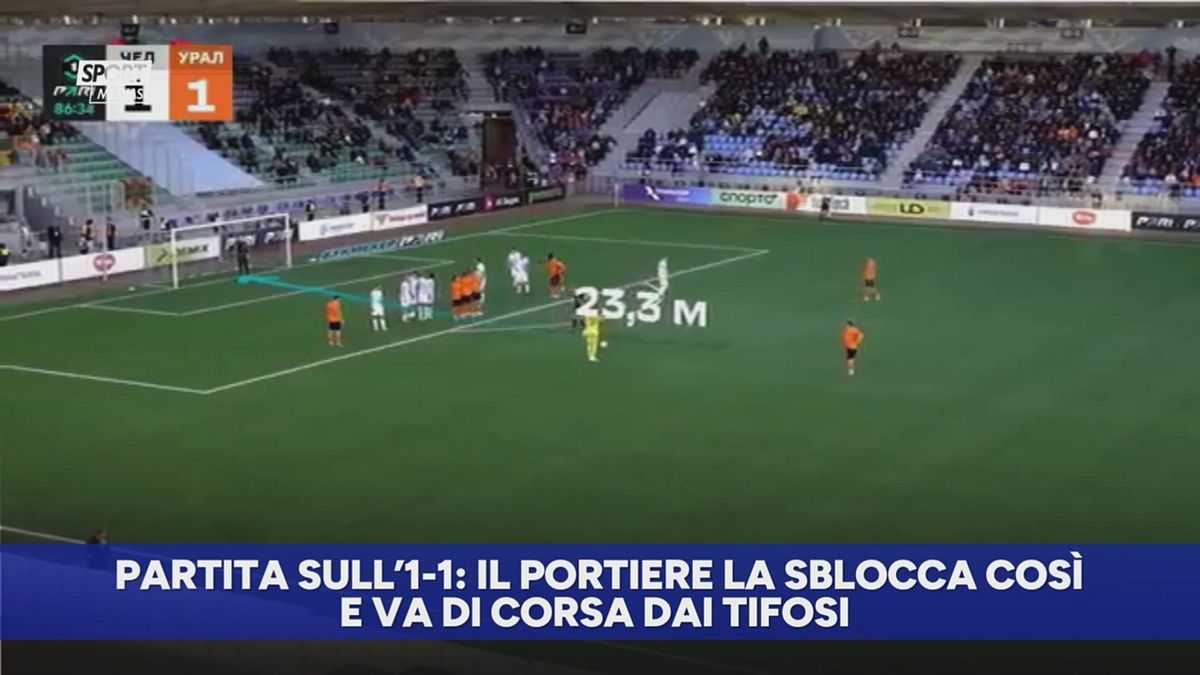 Serie B russa, partita sull'1-1: il portiere la sblocca all'87'