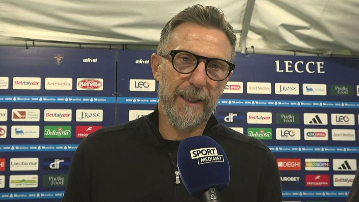 Di Francesco: "Buona prova, ci è mancata un po' di aggressività"