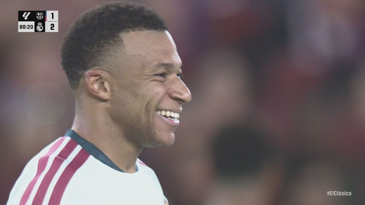 87' | Gol di Mbappé (Barcellona-Real Madrid 1-2)