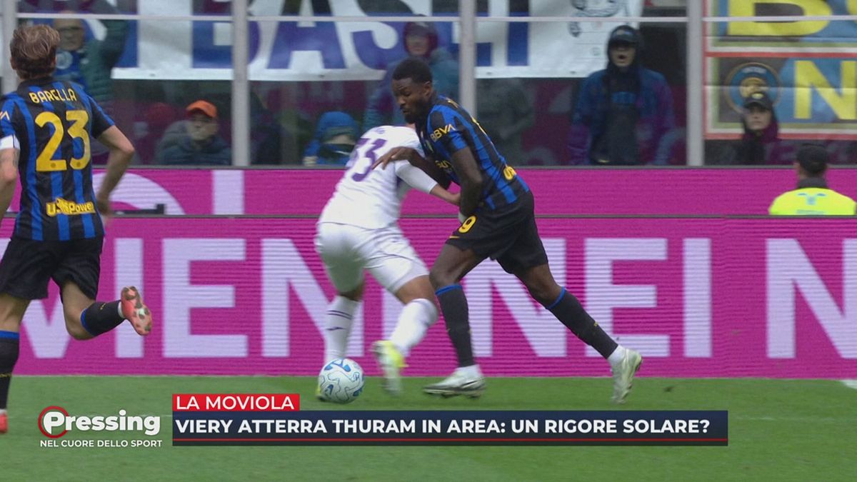 La moviola di Inter-Fiorentina: c'era rigore su Thuram?