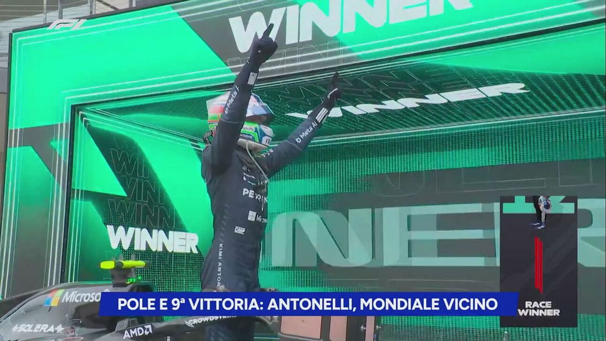 Pole e 9° vittoria: Antonelli, Mondiale vicino