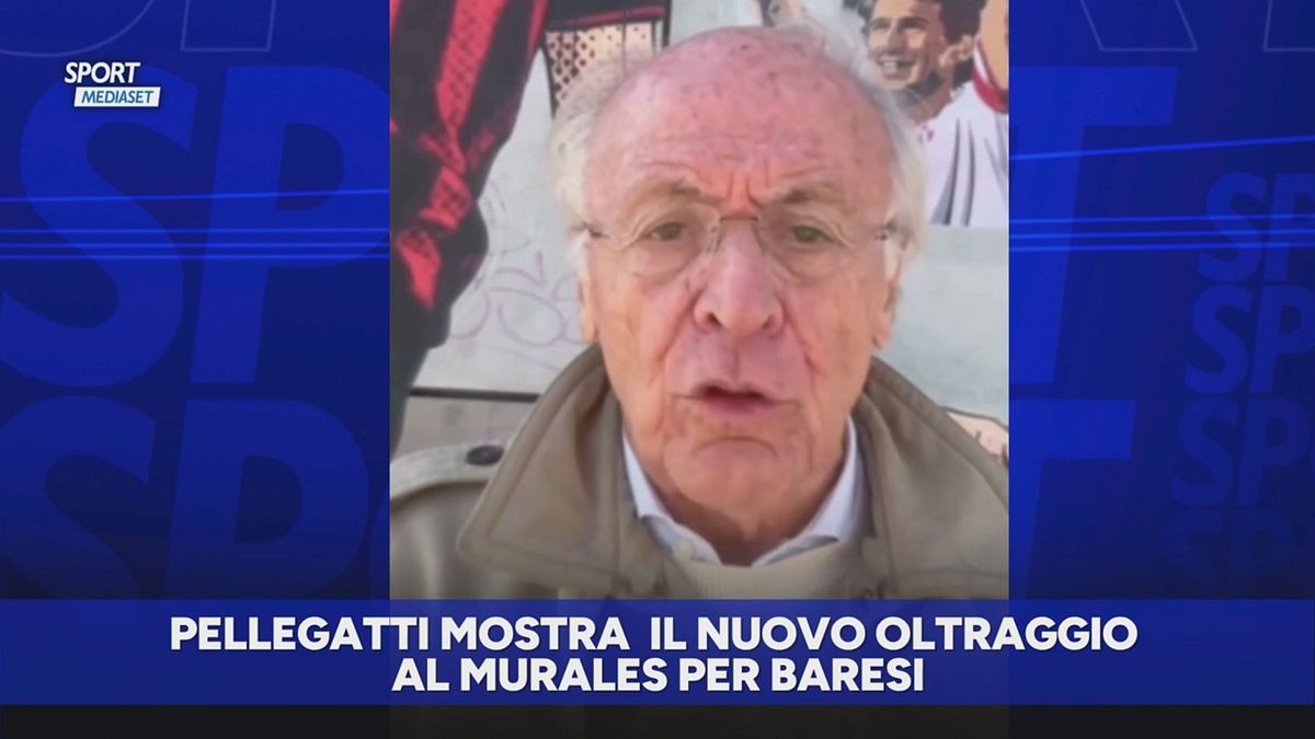 Vergogna davanti a Casa Milan: nuovamente deturpato il murales per Baresi