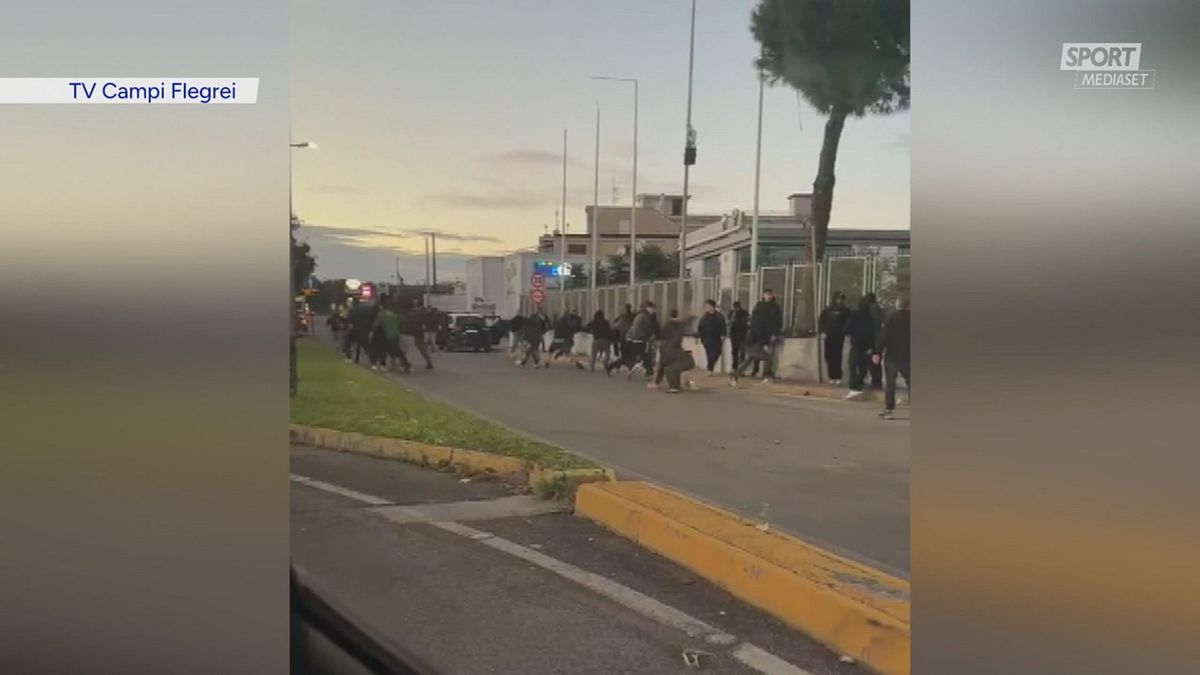 RULLO SRV AGGRESSIONE TIFOSO PORTICI 26/10 SRV