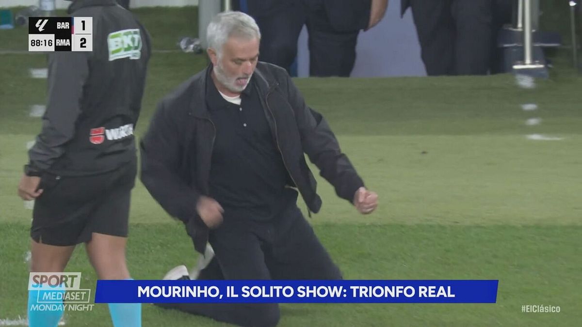 Mourinho, nel Clasico il solito show