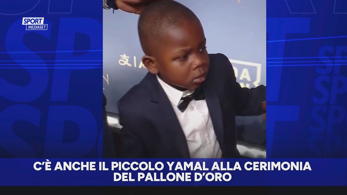 Baby Yamal si prende la scena alla cerimonia del Pallone d'oro