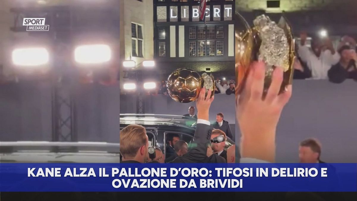 Kane vince il Pallone d'Oro: tifosi impazziti