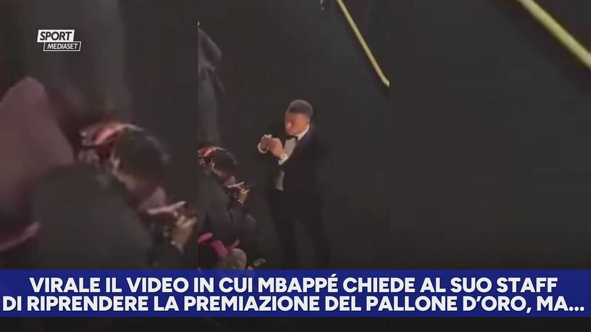 Mbappé ci credeva al Pallone d'Oro: il video è virale