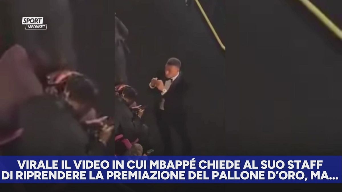 Mbappé ci credeva al Pallone d'Oro: il video è virale
