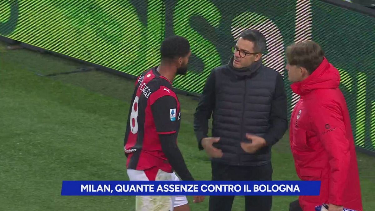 Milan, quante assenza contro il Bologna