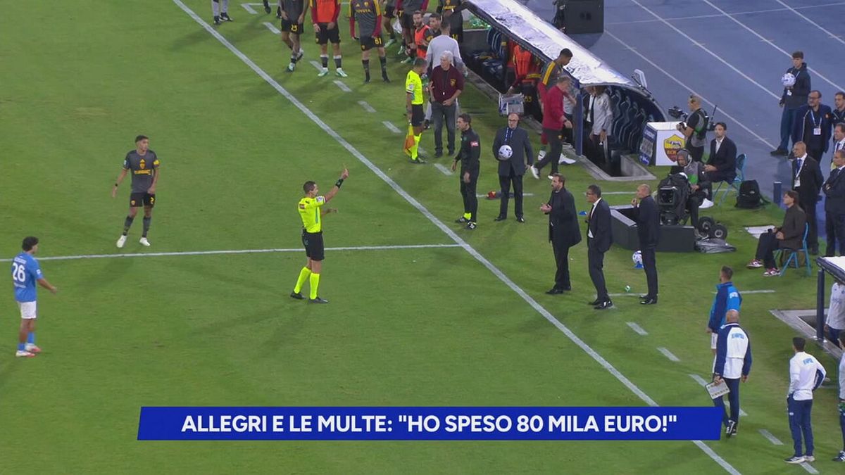 Allegri e le multe: "Ho speso 80 mila euro!"