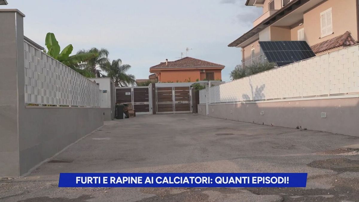 Furti e rapine ai calciatori: quanti episodi!