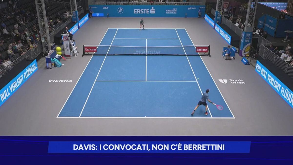 Davis: i convocati, non c'è Berrettini