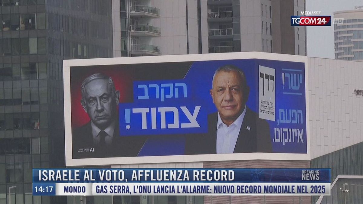 Breaking News delle 14.00 | Israele al voto, affluenza record